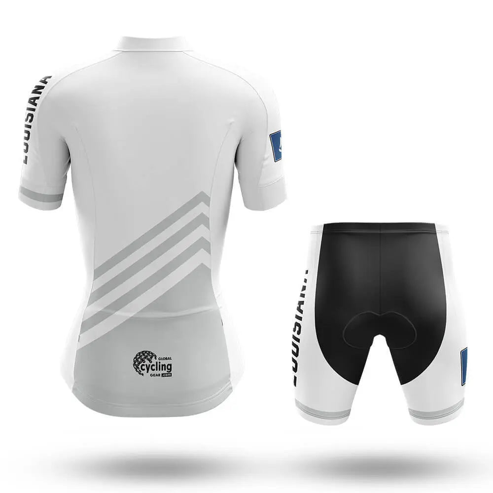 Louisiana S4 White - Women - Cycling Kit