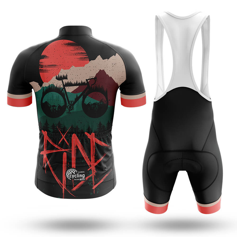 Bike In Sunset - Men's Cycling Kit