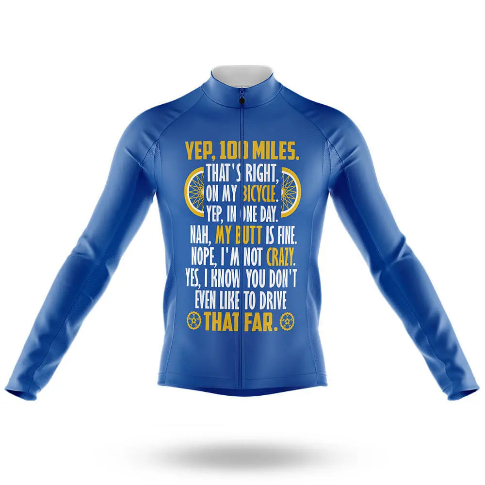 Yep! 100 Miles - Men's Cycling Kit
