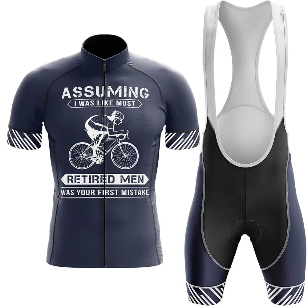 Cycling Retired Man