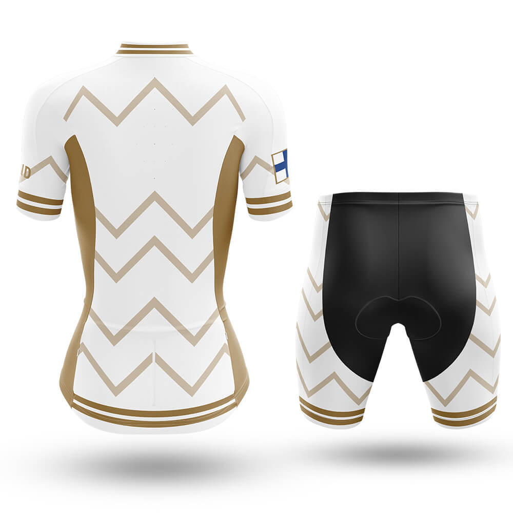 Finland - Women V17 - White - Cycling Kit